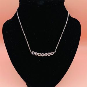 .925 Sterling Silver & Cubic Zirconia “Wedding Guest”  Pendant